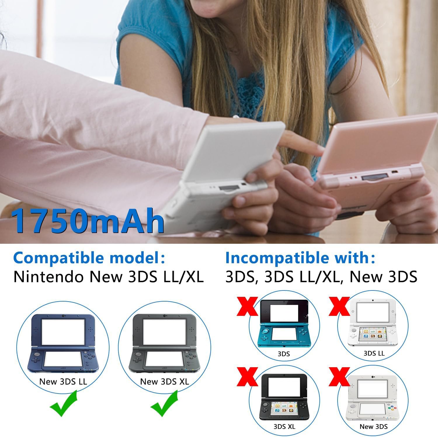 Amazon.com: OSTENT 1750mAh 3.7V Rechargeable Lithium-ion Battery